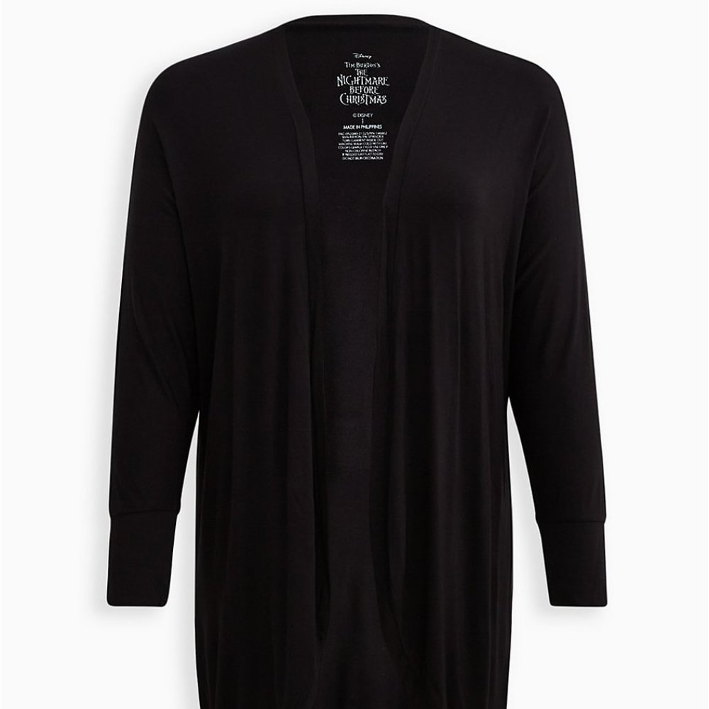 NWT TORRID DISNEY NIGHTMARE BEFORE CHRISTMAS JACK SKELLINGTON CARDIGAN HALLOWEEN - Picture 8 of 10